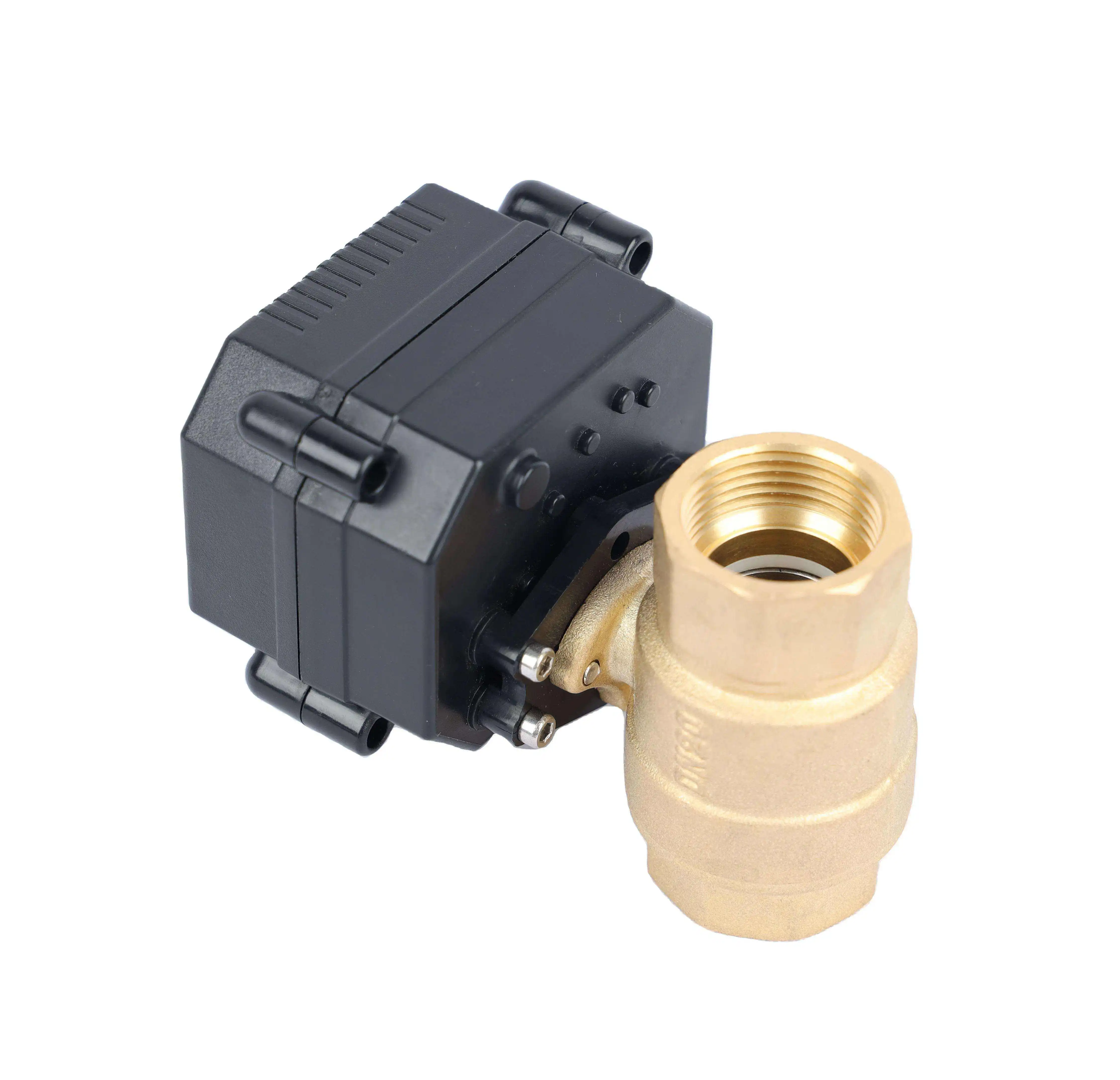 Acto Return Capacitor 3/4in 2 Way Stainless Steel Mini Electric Automatic Control Water Rotary True Union Ball Valve