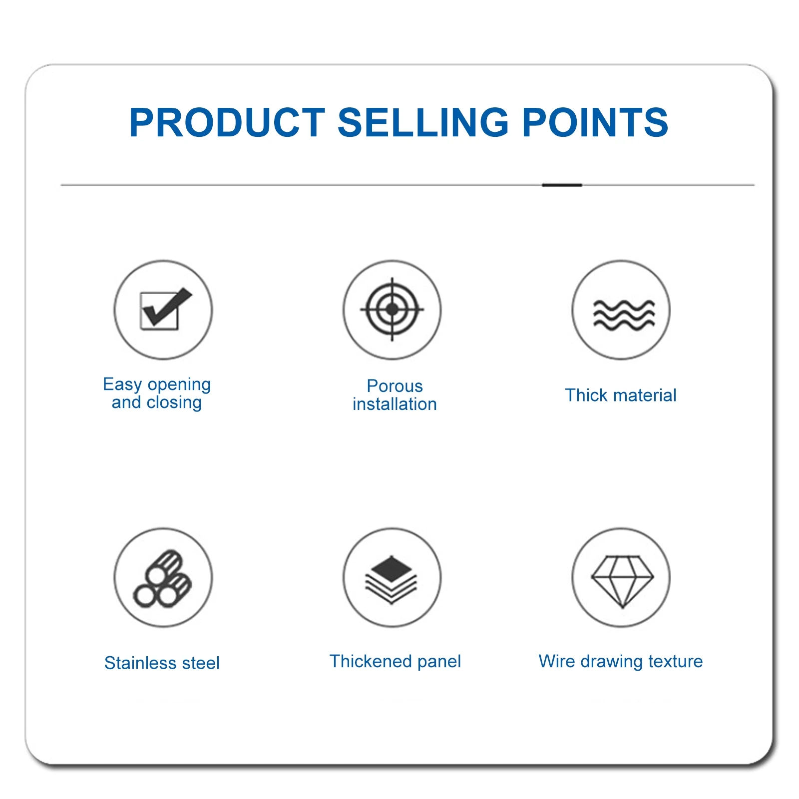 

4Pcs Stainless Steel Hinges Heavy Duty Door Hinge for Cabinet Wood Door Smooth Quiet Operation Lift Off Detachable Design