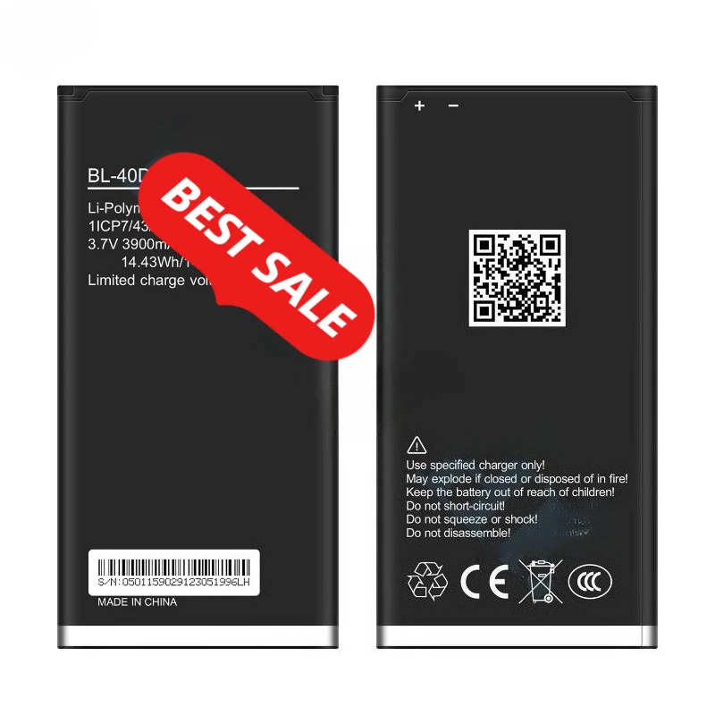 BL-40DT for Tecno T484 Phone Battery 0 Cycle High Quality High Capacity Battery Replacement Bateria Grade A Cell with Tools