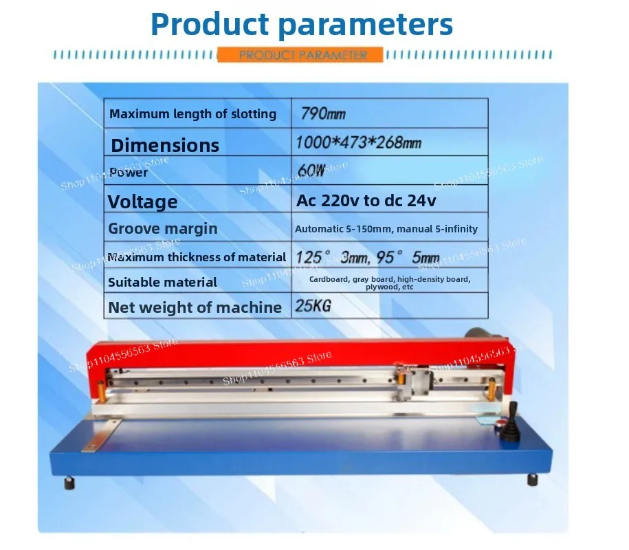 Electric Slotting Machine Gray Board Cardboard Automatic Slotting Proofing Machine
