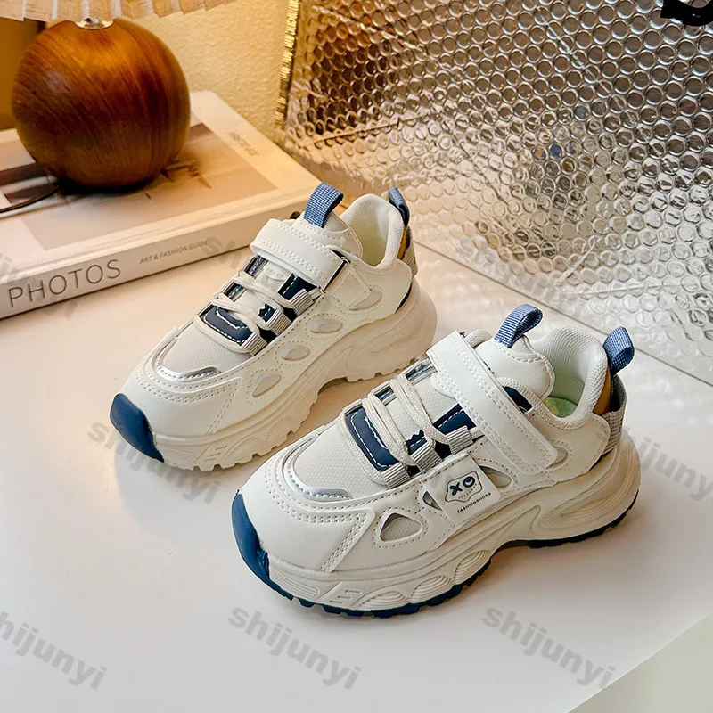 

Shoe Child Girl Spring 2026 Autumn New Comfortable Breathable Children's Casual Sport Shoes Trendy Non Slip Boy Chunky Sneakers