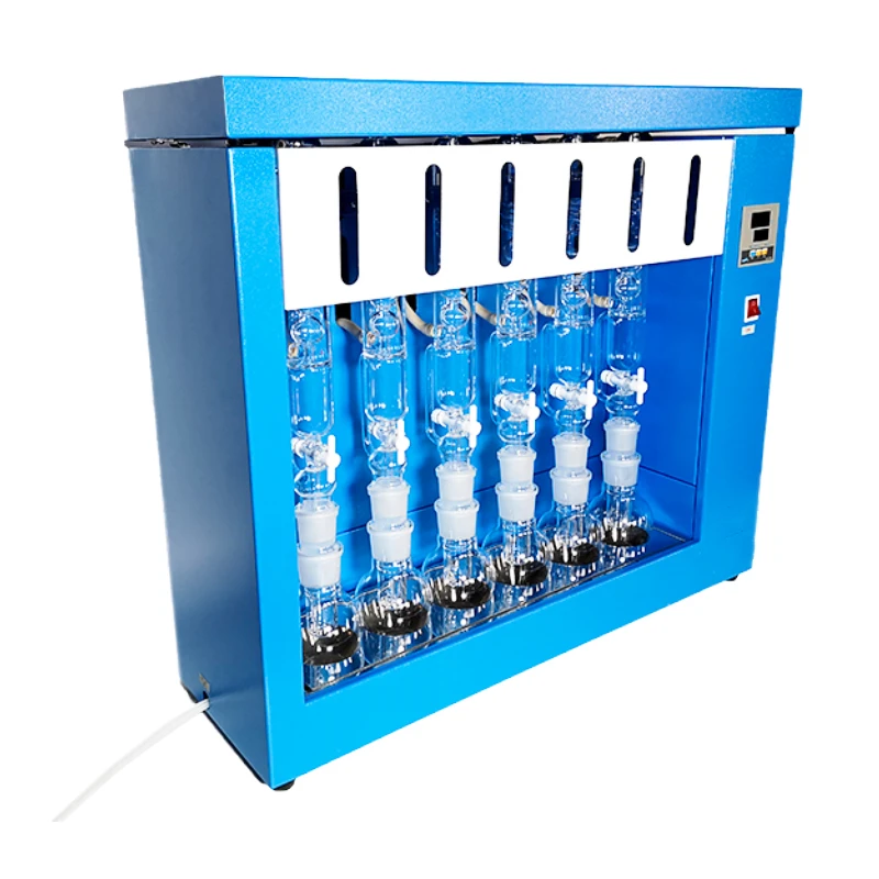 

Fat Analyzer Crude Fiber Tester 6 Samples Grain Food Fat Test