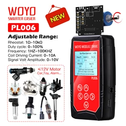 WOYO Inyector de prueba de bobina de encendido de automóvil, válvula solenoide, probador de Motor paso a paso, simulador de detección de fallas, envío gratis, nuevo