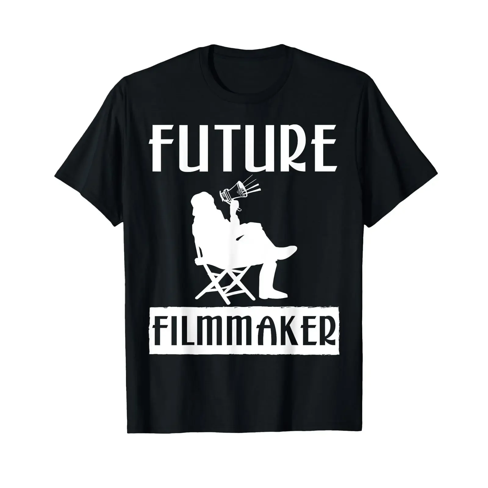 Future Filmmaker Act Action Film Director T Shirt vintage Washed Slightly Versatile graphic Top For Everyday Wear Stylish
