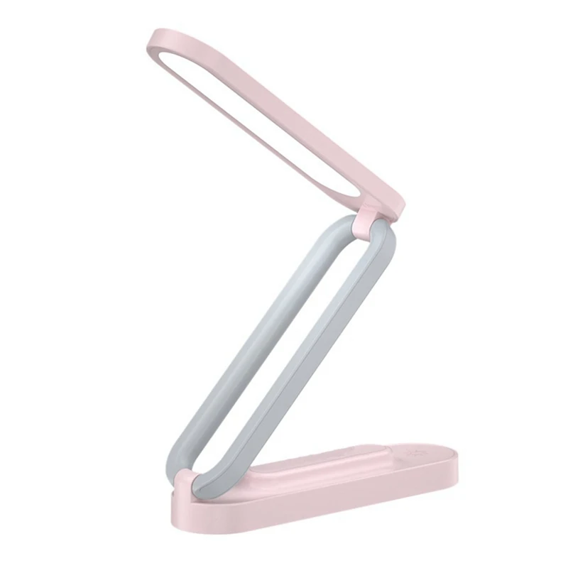 

LED Desk Lamp Rechargeable, Portable, Foldable With 3 Brightness Settings Small Desk Lamp- Ideal For Office & Home