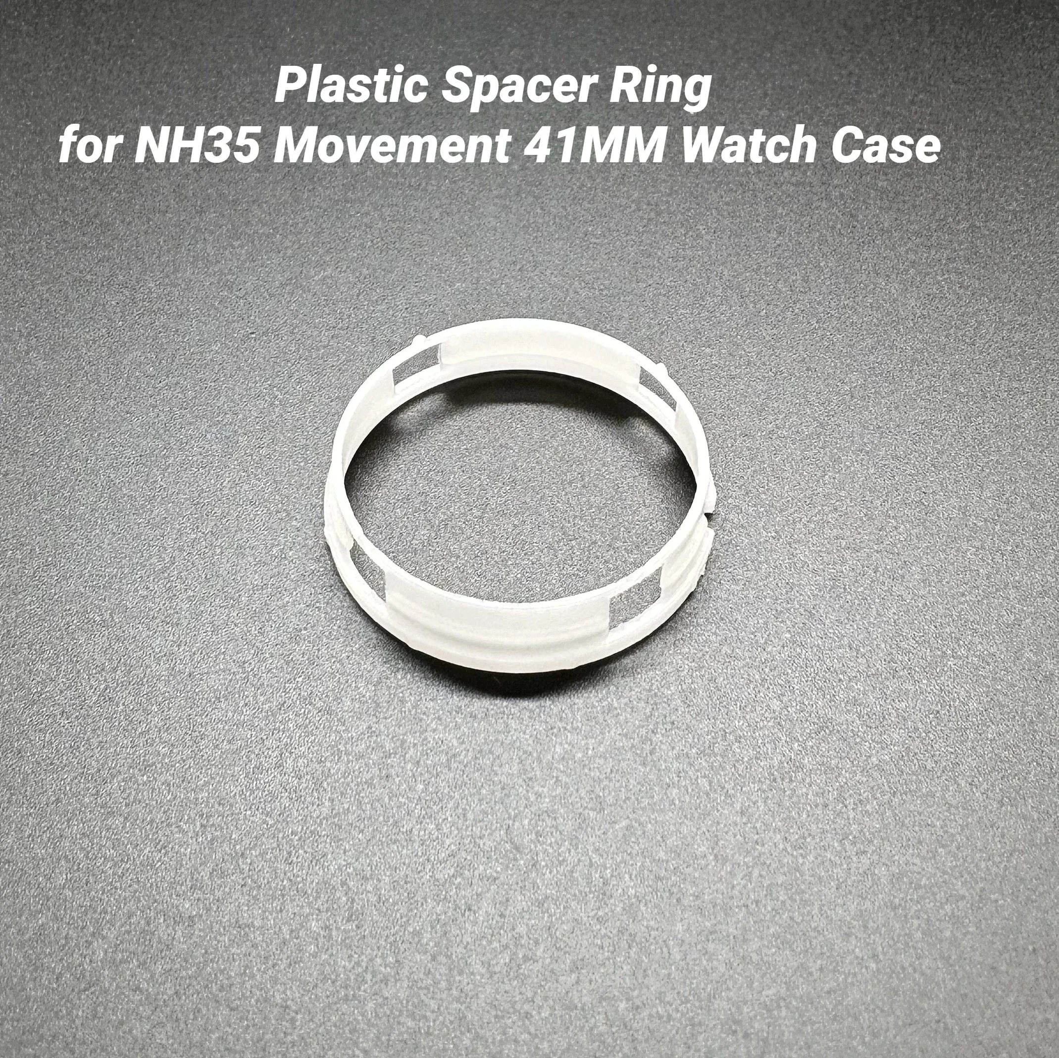 1/2/3/5Pcs Plastic Watch Spacer Ring for NH35 Movement 41MM Watch Case Inner Cover Ring Spare Parts Watch Inserts for Watchmaker