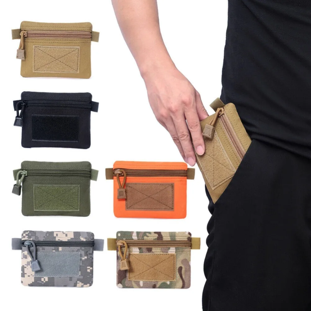 

Tactical Molle Pouch Small Waist Bag Men's Utility EDC Tool Pouch Key Coin Purse Outdoor Card Holder Pocket Wallet Mini Bag