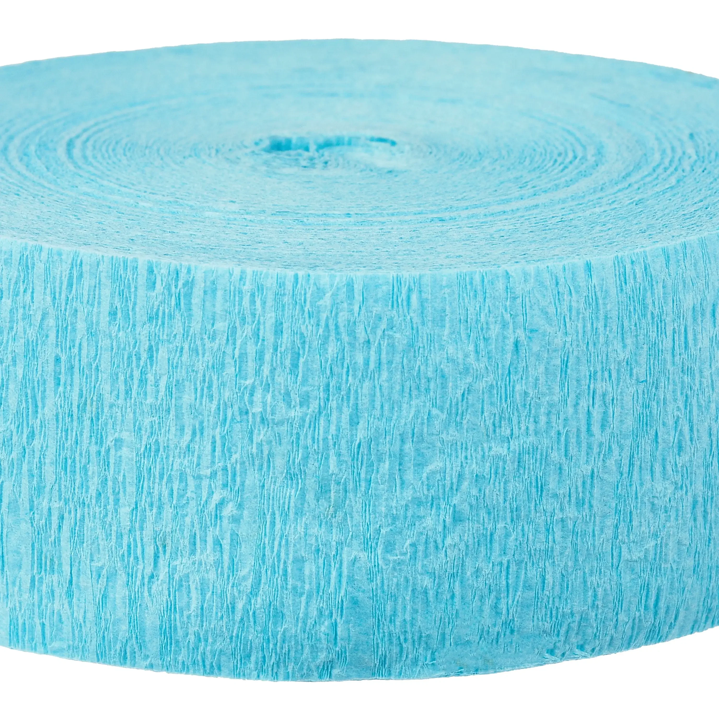 Light Blue Paper Party Streamer, 1.75" x 150
