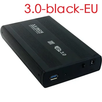 USB 3.0 SATA 외장 HDD 디스크 하드 드라이브 인클로저 케이스, C 타입 외장 스토리지 박스, 지지대 하드 드라이브, 3.5 인치 