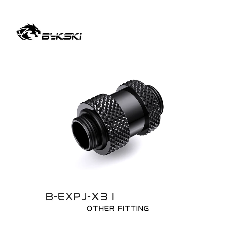 BYKSKI G1/4" Male To Male Rotary Connectors / Extender (22-31mm) Use for GPU Card Cross Fire Connect SLI Fitting