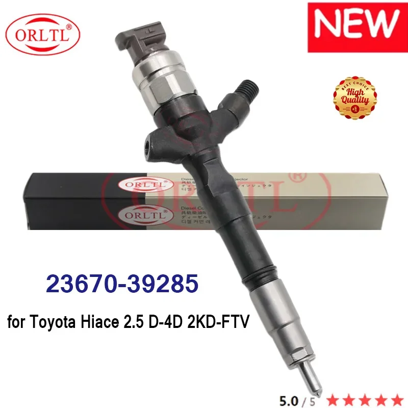 

ORLTL 23670-39285 New Diesel Fuel Injector 2367039285 23670 39285 for Toyota Hiace 2.5 D-4D 2KD-FTV Common Rail Diesel Injector