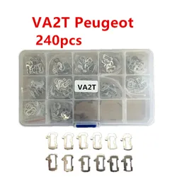 200Pcs/lot VA2T VA2 brass Car Lock Repair Accessories Car Lock Reed Lock Plate For Peugeot Citroen 12 types each 20pcs