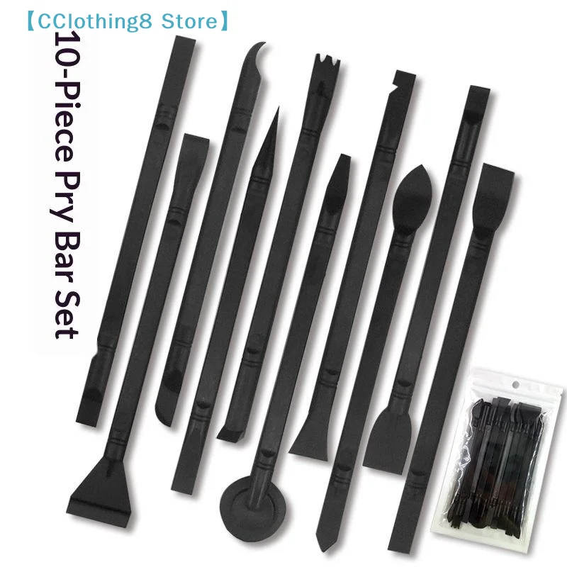 10Pcs/Set 10 In 1 Plastic Crowbar Disassembly Spudger Opening Tools Kit For Phone Pad Tablets Laptop PC Repairing Tools【AliS8】