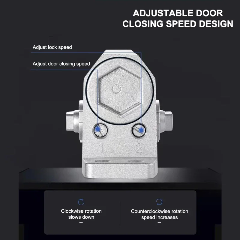 Automatic Door Closer Security System 25KG To 85KG Adjustable Speed Door Closing Equipment Mute Soft Closing Door Hardware