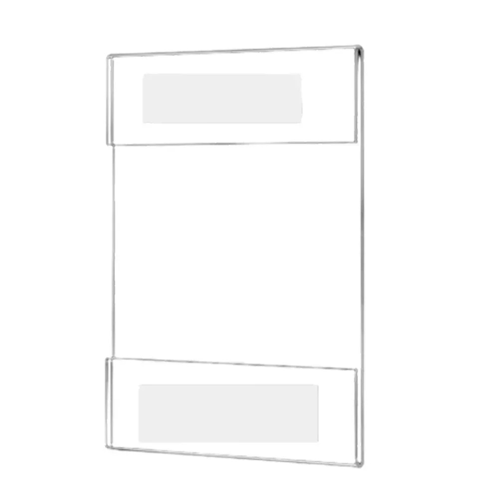 1pcs A4/A5 Acrylic Photo Frame No Punching Wall-Mounted Transparent Tag With Table Sign Display Frame Home Decoration