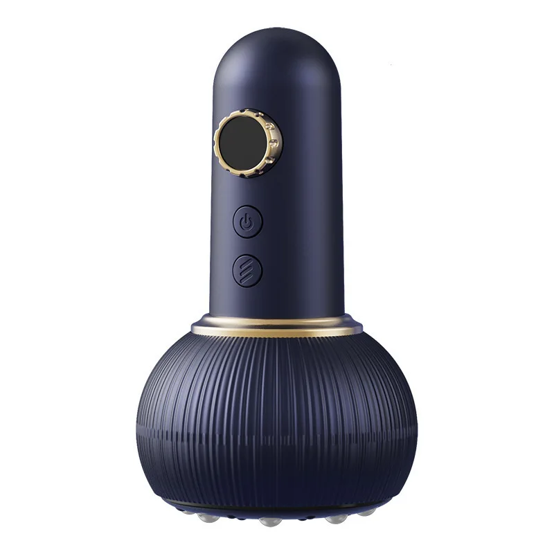Electric Vacuum Cupping Massager Rechargeable Guasha Tool with Red Light Heating 9 Heat Levels 9 Suction Levels for Full Body