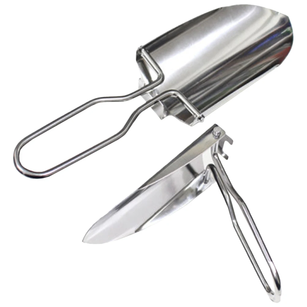 

2pcs Folding Spatula Shovel Lightweight Trowel Garden Tool Stainless Steel Garden Tools Small Shovel Trowel Digging Spade