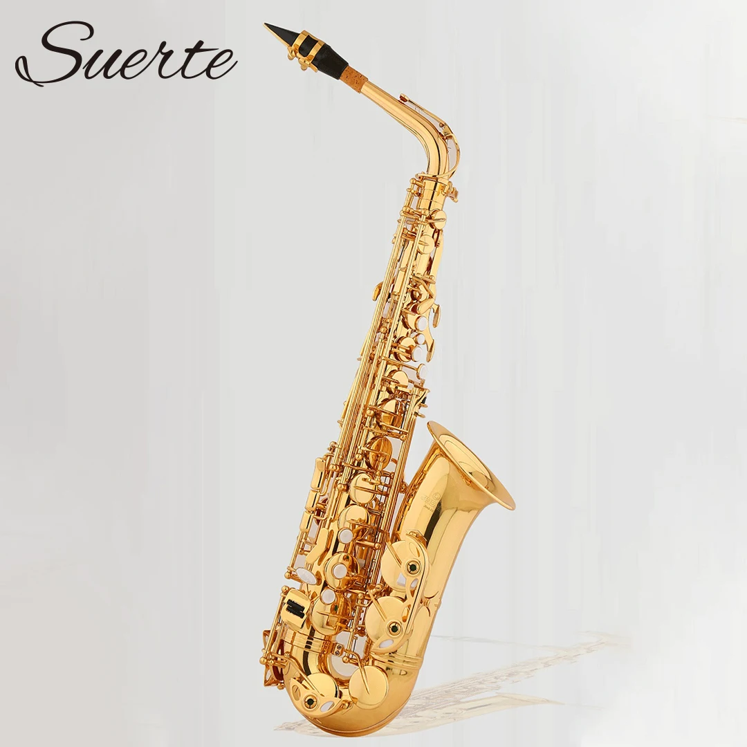 Eb Sax Alto Silver Plated Saxophone Alto Brass Body Chinese Pads with ABS Case Musical Instruments Professional