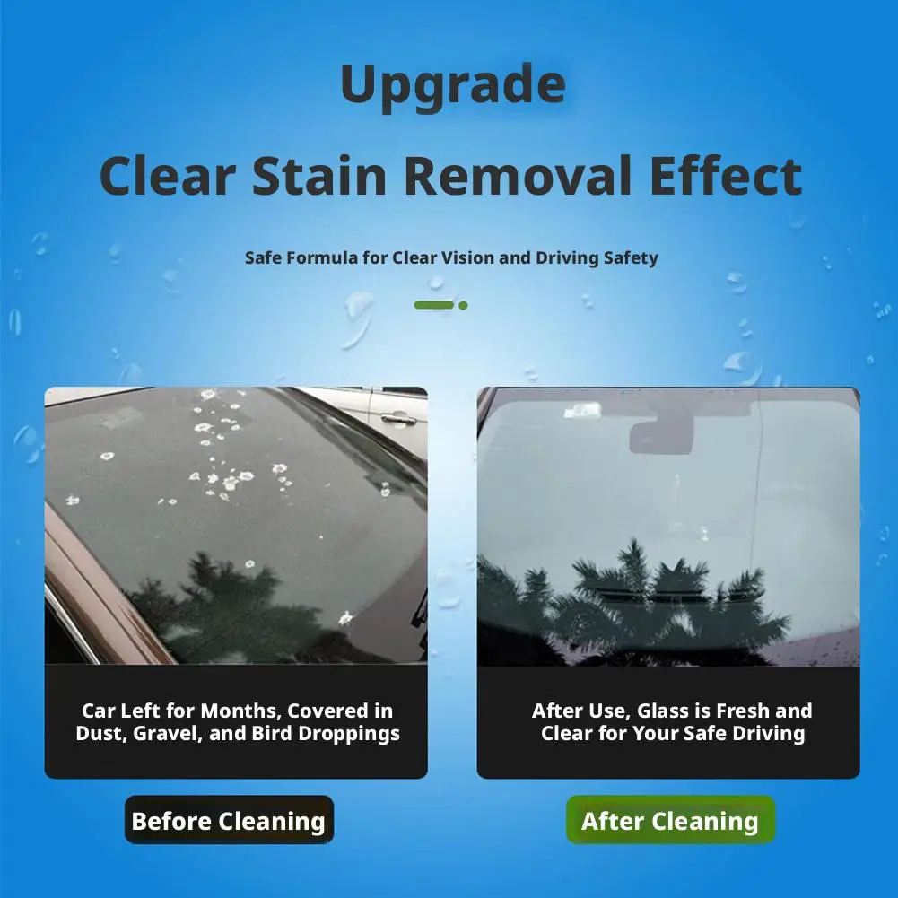 Solid Car Windshield Washer Tablets Effervescent Glass Cleaner Concentrated Wiper Fluid Detergent Auto Window Cleaning Tools - view 5