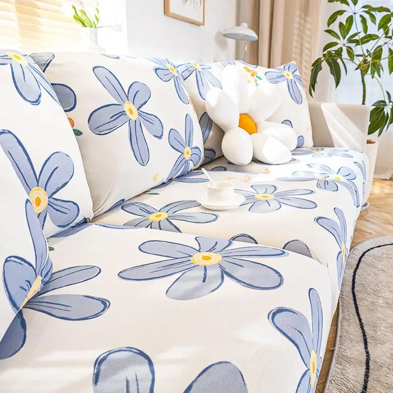Universal Sofa Cover Dustproof Protector  Scratch Proof Full Wrap Three Seater One Couch Sheet Polyester Material
