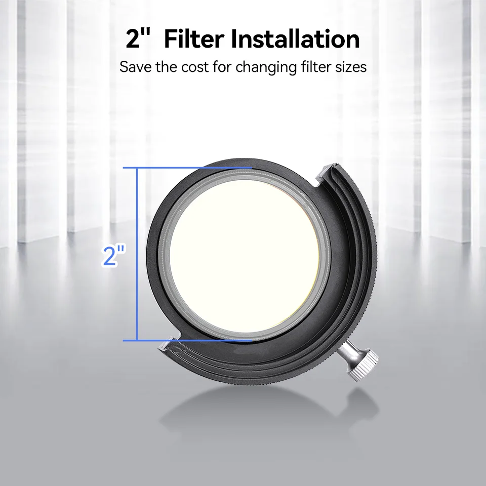 Svbony-soporte de filtro de Metal completo de 2 pulgadas para cajón de filtro SV226, deslizador de cajón de filtro de telescopio negro de 2 pulgadas