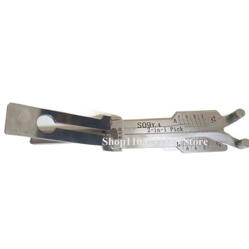 

S09 V4 Lishi 2-in-1 Model Hyundai Kia Recent 2025 Model Lock Picking Decoder Car Automotive Locksmith Tools Car Bypass Tools