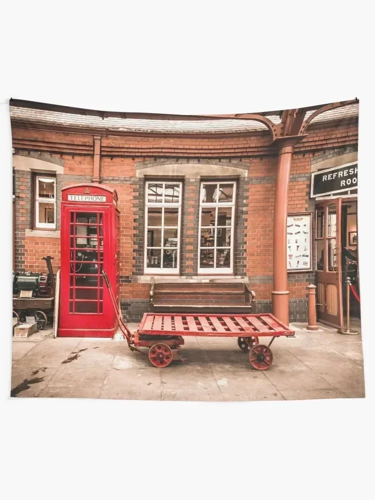 

Old train station, UK Tapestry Tapete For The Wall Decorative Wall Tapestry