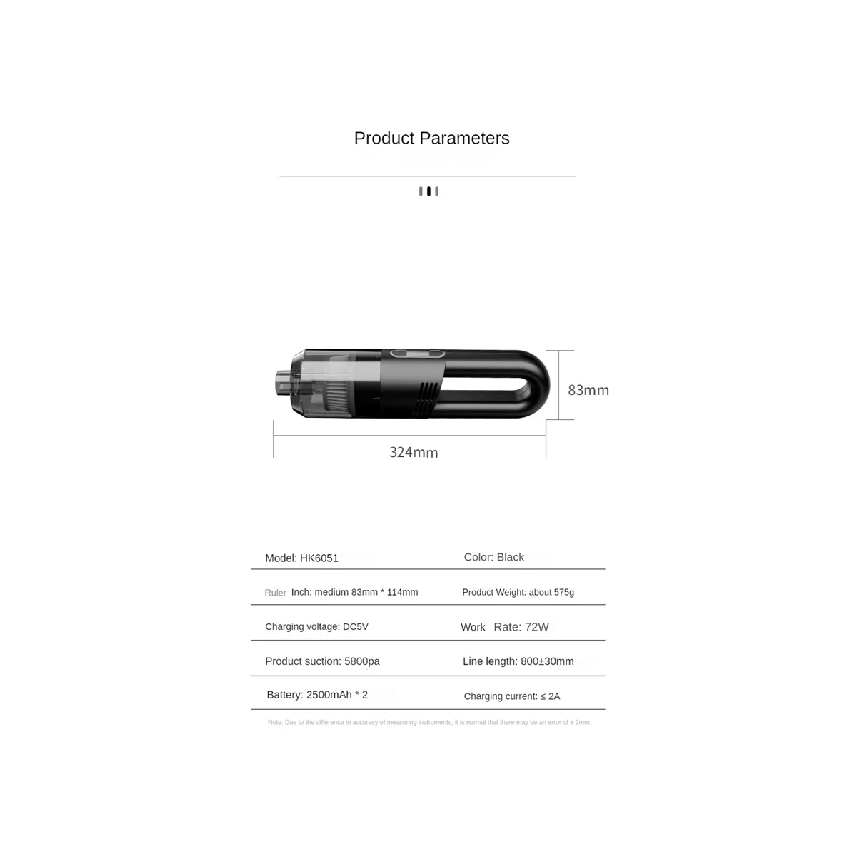 Aspirapolvere portatile 2 IN 1 per auto Mini aspirapolvere portatile che soffia polvere Home Car Dual-Dual- Dust Catcher Office