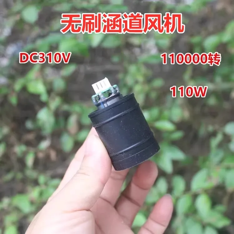

110000 RPM Micro Brushless Duct Fan Aluminum Impeller Hair Dryer Ultra High Speed Motor DC 310V 110W
