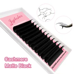 JYJLASHES Mink Lashes Handmade korean Pbt Eyelash Extensions Cashmere Matte Black Natural Faux Lash Extension Supplies Makeup