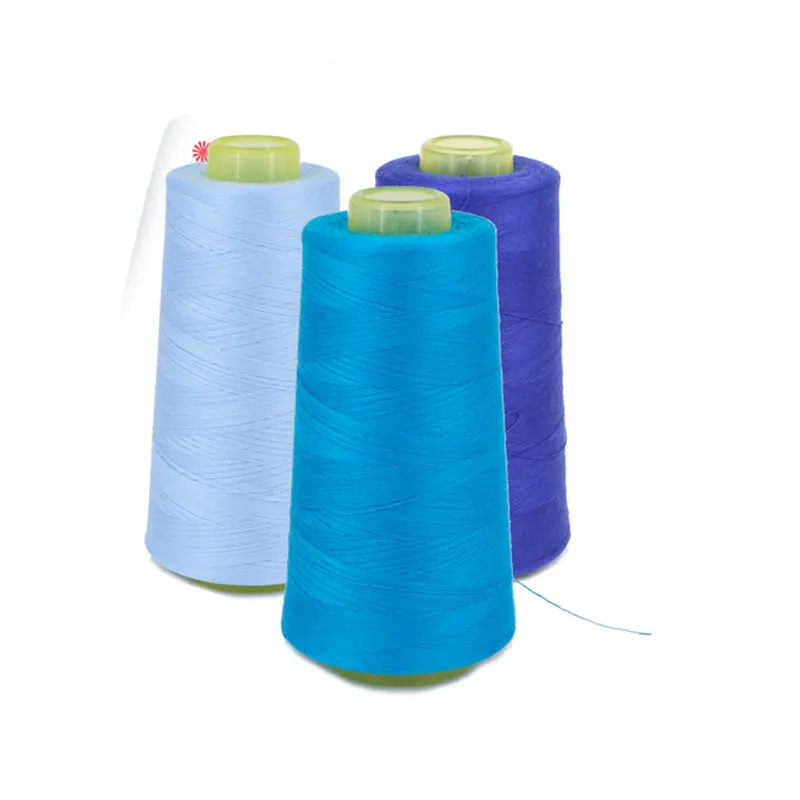 402 polyester sewing thread, blue navy blue series embroidered quilted curtain garment edge line