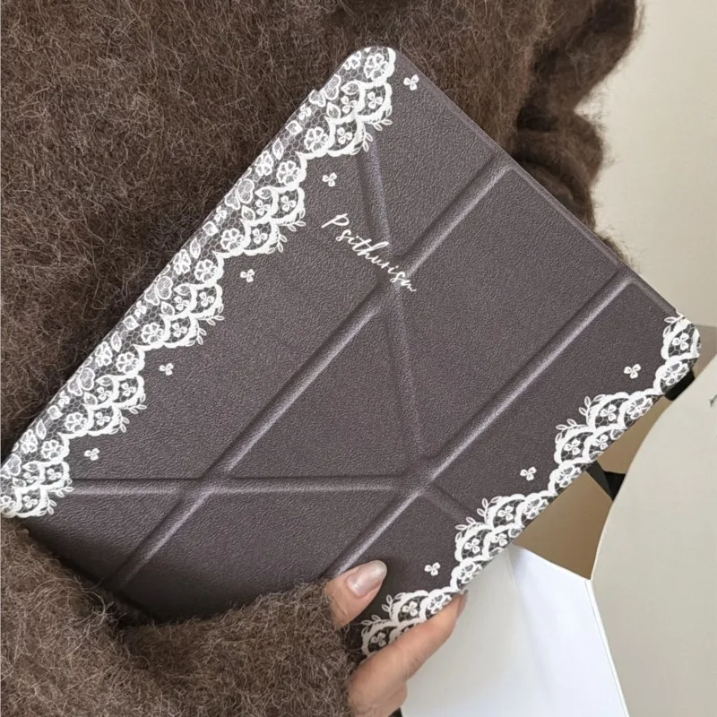 Etui na tablet z miejscem na długopis do iPada Air 3, 4, 5, 6, 7, Pro, Air 2024, 2025, A16, 11 cali, 12,9 cala, 13 cali, 10,2 cala, 10,5 cala, 10,9 cala (Europa i Ameryka) — zdjęcie produktu 3