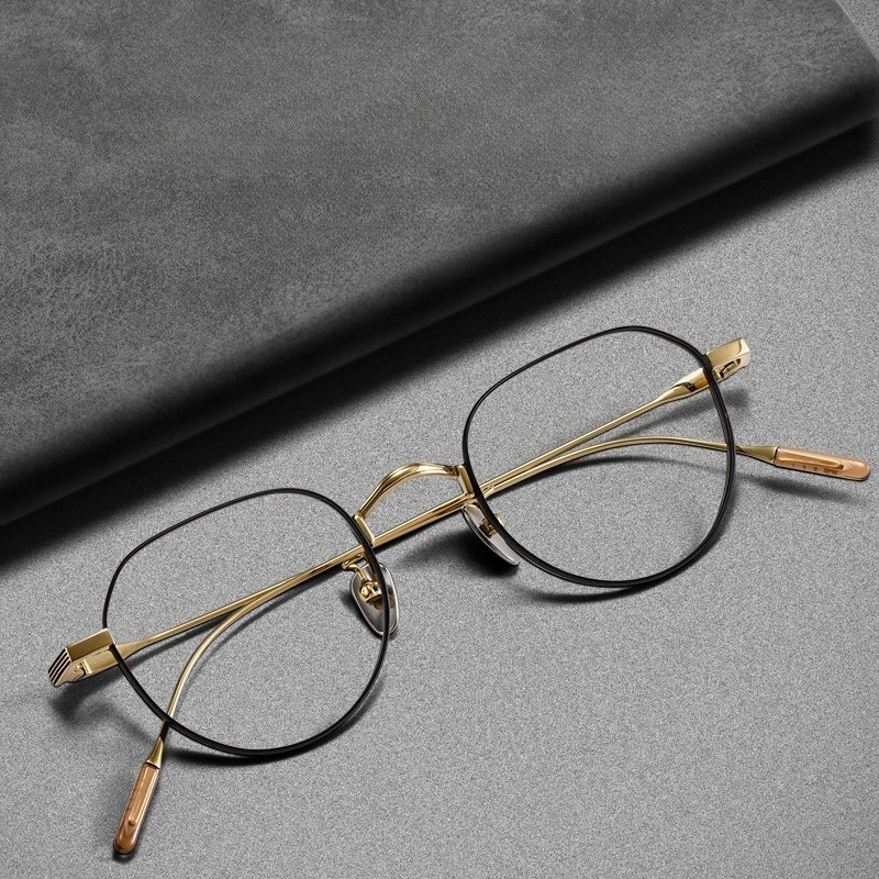 

Exquisite Design Colorful Oval Alloy glasses frame men women optical Myopia Presbyopia prescription Lenses attachment eyewear
