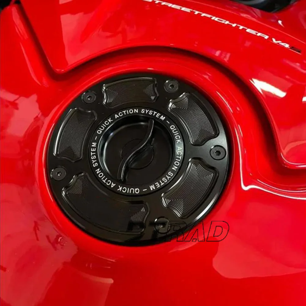 For DUCATI MONSTER 796 696 795 2009-2014 1100/S EVO DIESEL Motorcycle CNC Fast Open Plug Fuel Tank Cap Keyless Gas Oline Cover