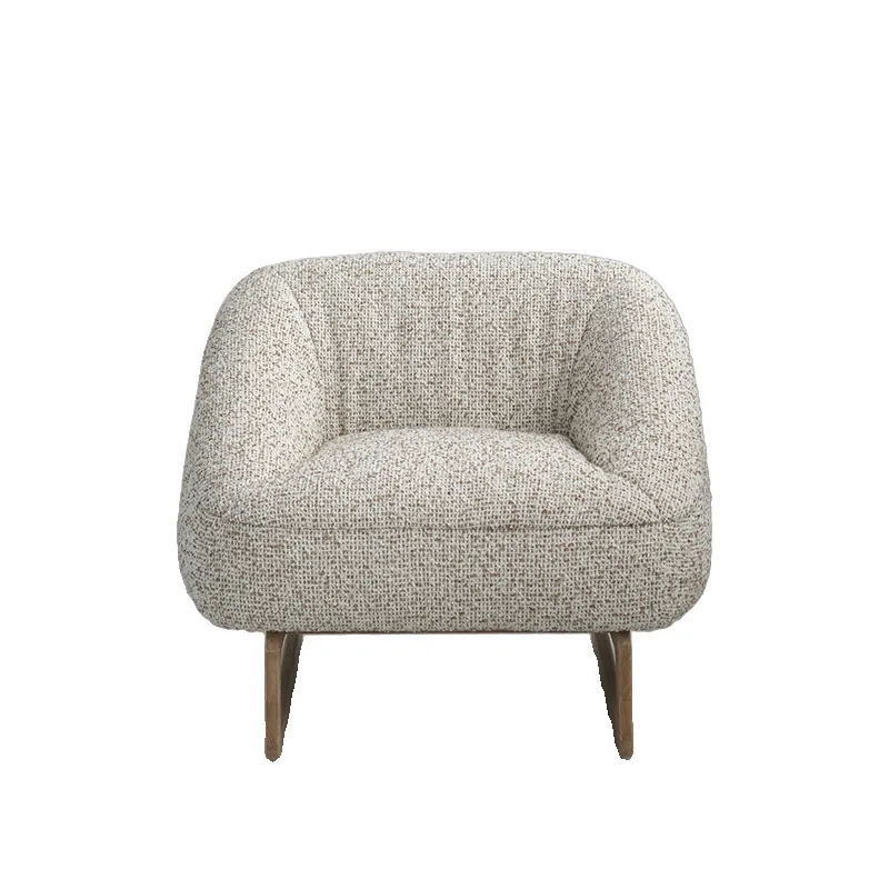 

American light luxury sofa chair club negotiation chair household small apartment living room balcony leisure chair waterfall si