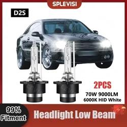 2x HID White D2S 9V-16V 9000LM Low Beam Xenon Light For Mercedes CLK W209 2002 2003 2004 2005 2006 2007 2008 2009 2010