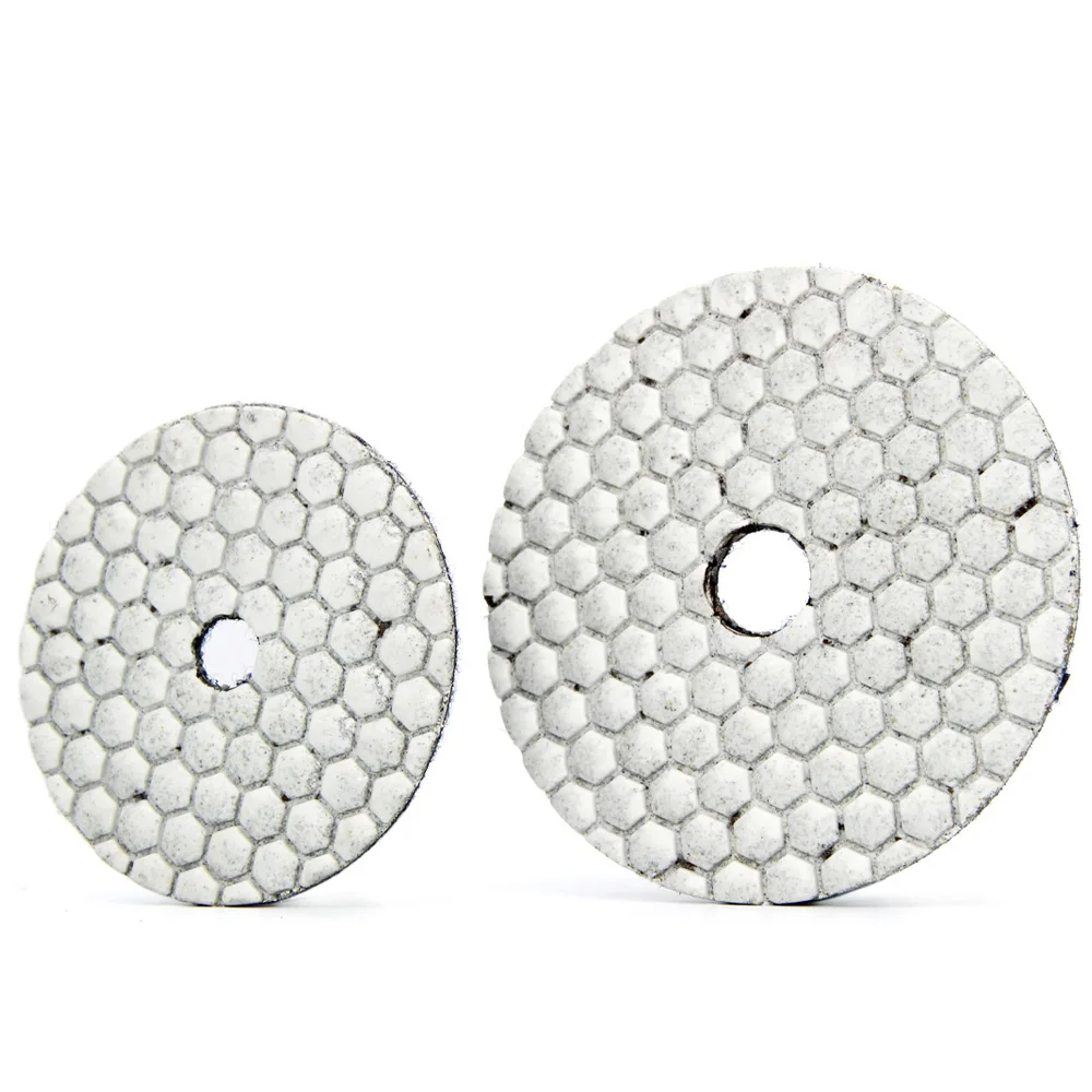 

3" 4" Diamond Dry Polishing Pad Granite Marble Concrete Stone Tile Buffing Grinding Tool 1piece Grit 30/50/100/200/400/800/1500