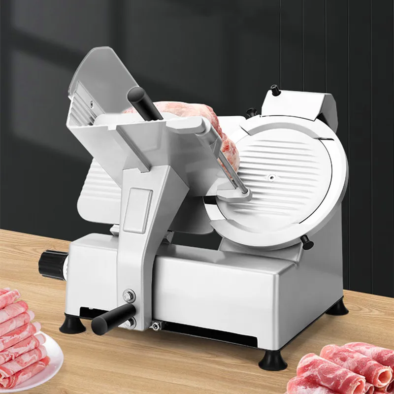Cortadora de carne eléctrica comercial de acero inoxidable, cortador de carne ic para carne de res, cerdo, deli, cocina, restaurante, tienda de carnicero, fácil de limpiar