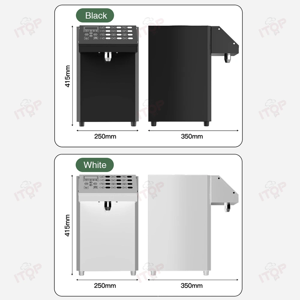 STLW JW آلة كمية الفركتوز الأوتوماتيكية بالكامل الدقة التجارية 16 خلية الكمية متر آلة الفركتوز الحليب الشاي