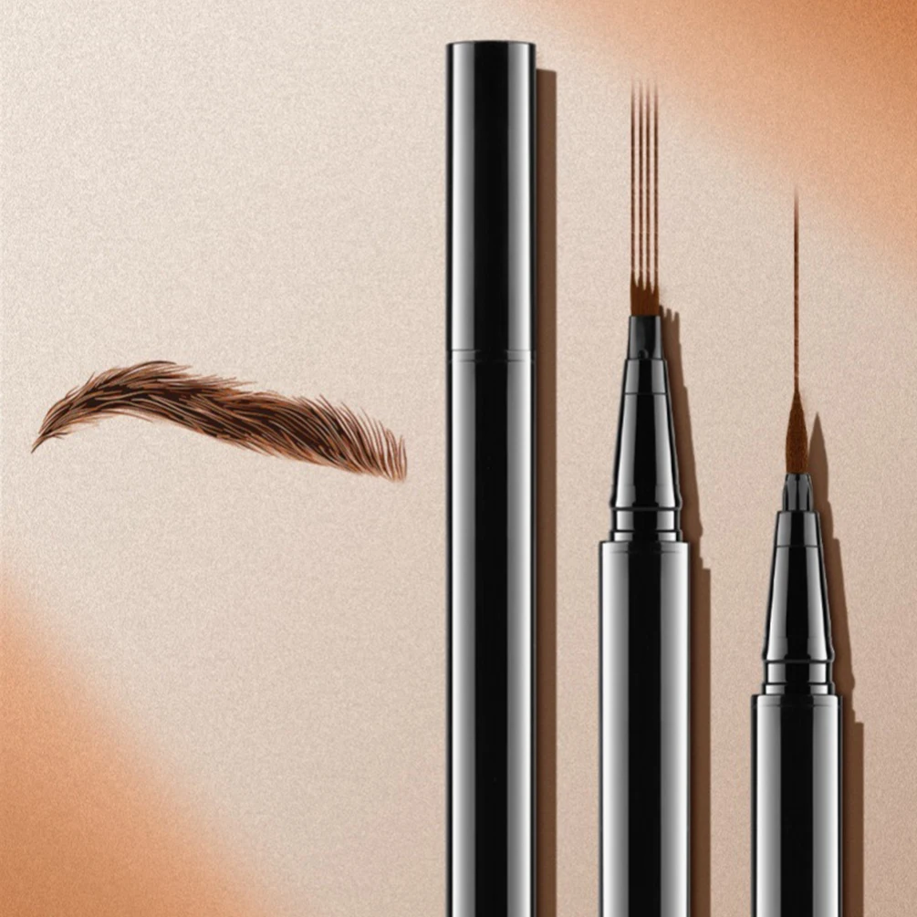 2In1 Liquid Eyebrow Pencil Private Label Waterproof Long-lasting Natural Sweat Proof Non-smudge Custom Logo Makeup Cruelty Free