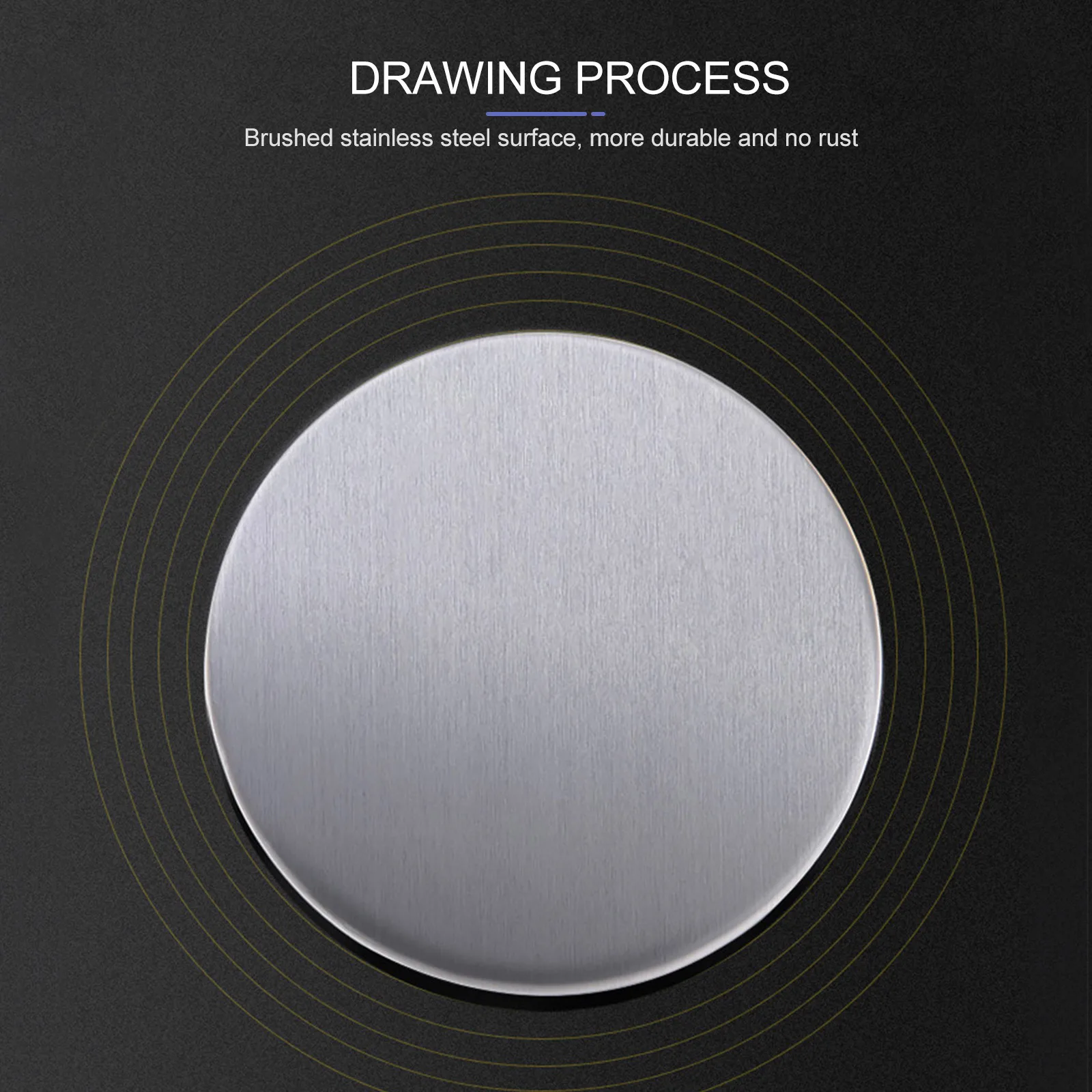 4 قطعة قسط حوض الفولاذ المقاوم للصدأ الحنفية ثقب غطاء موثوق غطاء مقاوم للماء ل بالوعة المطبخ حوض منع التسرب الملحقات #2