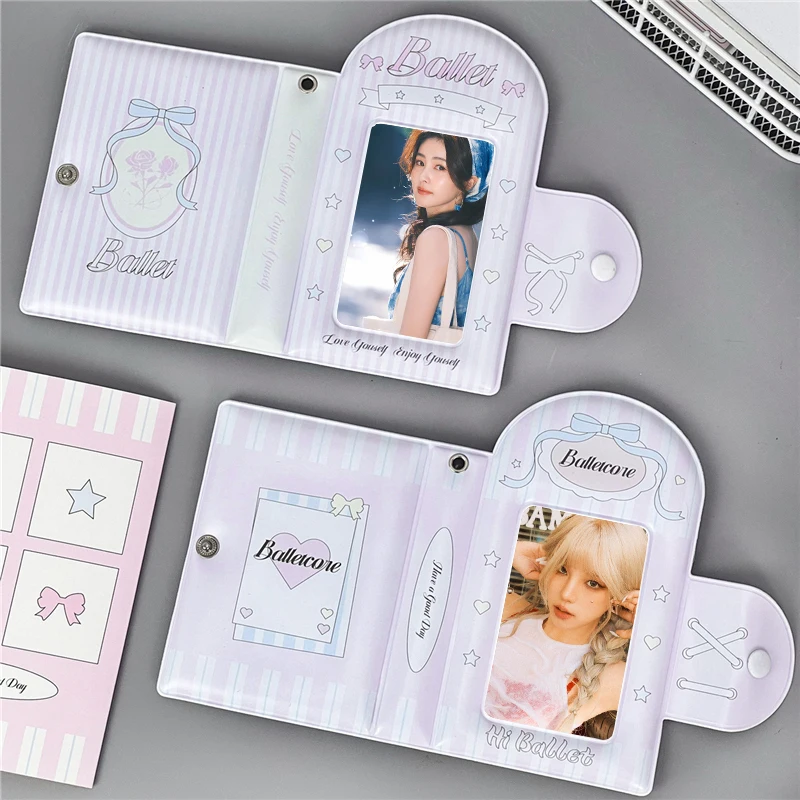 

Album Photo Card Holder Cute Cartoon Album Card Loose-leaf Folder Mini KPOP Idol Album 3 Inch Card Collector's Book