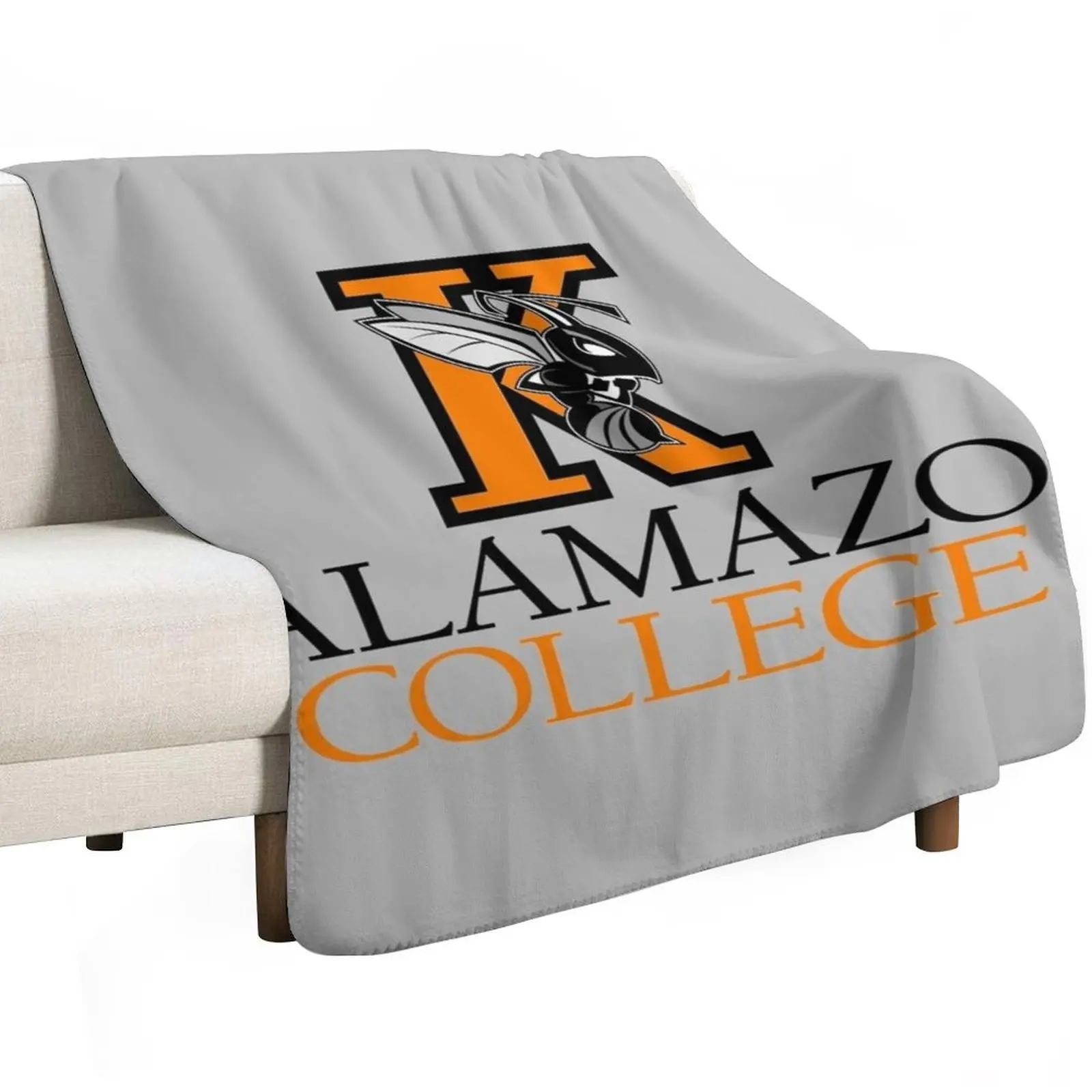 Kalamazoo College 2 Throw Blanket Giant Sofa Bed linens Hairy Kid'S Decoratives Beautifuls Blankets