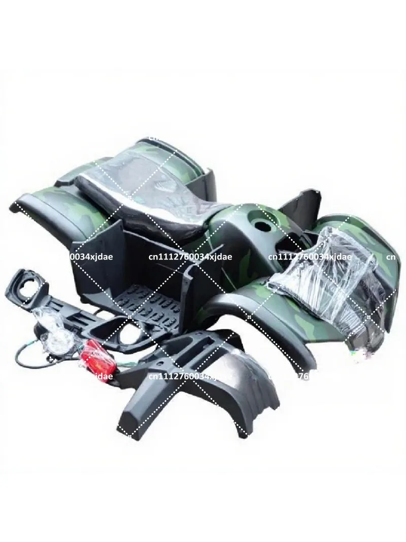 ATV Full Plastic Body Kit, Complete Outer Shell Cover Set with Pedals, Universal ATV Accessories