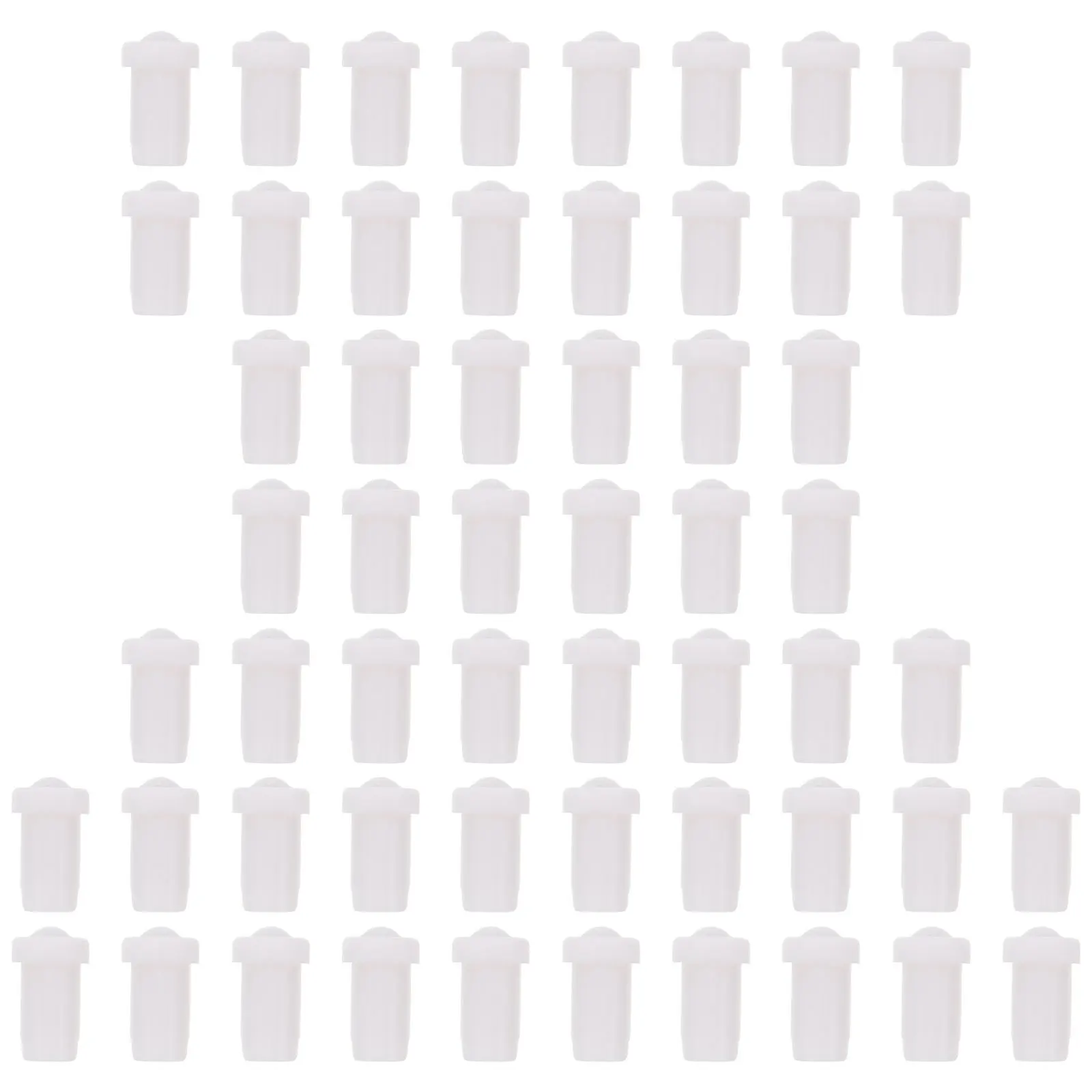 100Pcs Eyelash Glue Bottle Anti Block Needles Replacement Pins Plastic Lash Extension Supplies Glue Replacement Head