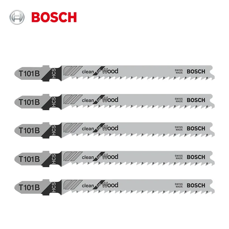 

Bosch T101B T101D 100 мм лобзиковые полотна 5 шт. - Чистая резка по дереву - Прецизионные пильные полотна из высокоуглеродистой стали