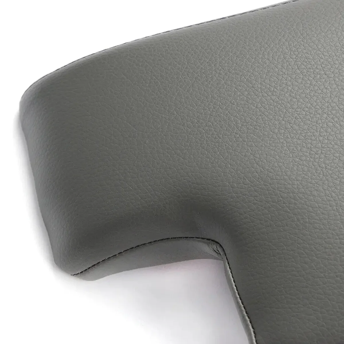 For BMW E46 1999 2000 2001 2002 2003 2004 Leather with Plate Gray Center Console Pad Handrail Box Lid Armrest Storage Cover