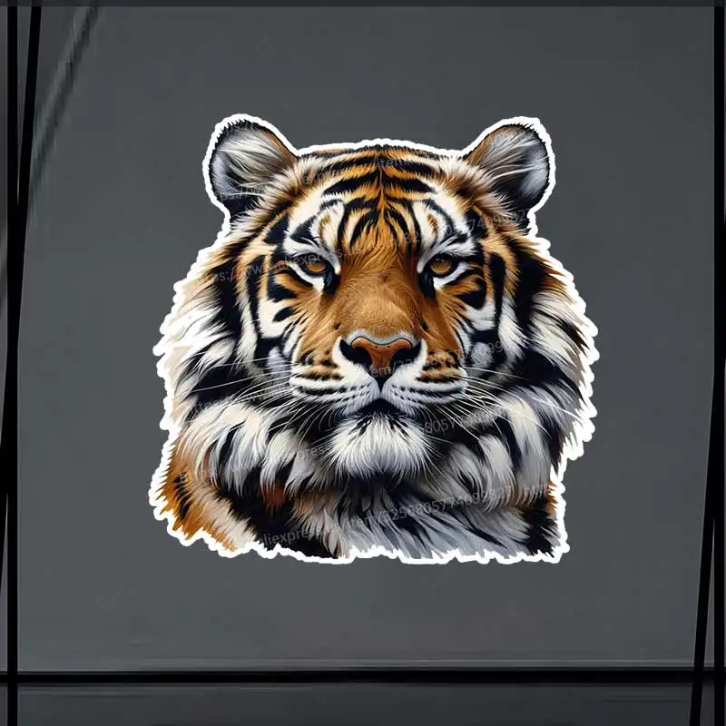 Fierce Tiger Animal Car Sticker Vinyl Decal Waterproof Rear Window Motorcycle Camper Bumper Truck Laptop Decoration Y338