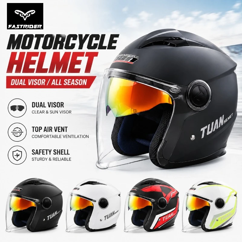 double-lens-motorcycle-helmet-windproof-four-seasons-universal-electric-scooter-half-helmet-for-men-women-오토바이핼멧