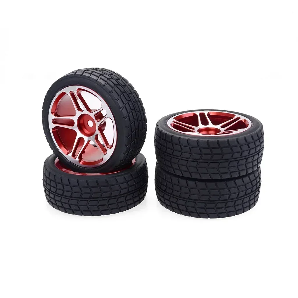 4pcsSuitable for WLToys 1:12 1:14 1:18 RC car accessories 124016 124017 124018 124019 144001 A959 and other metal upgrade wheels